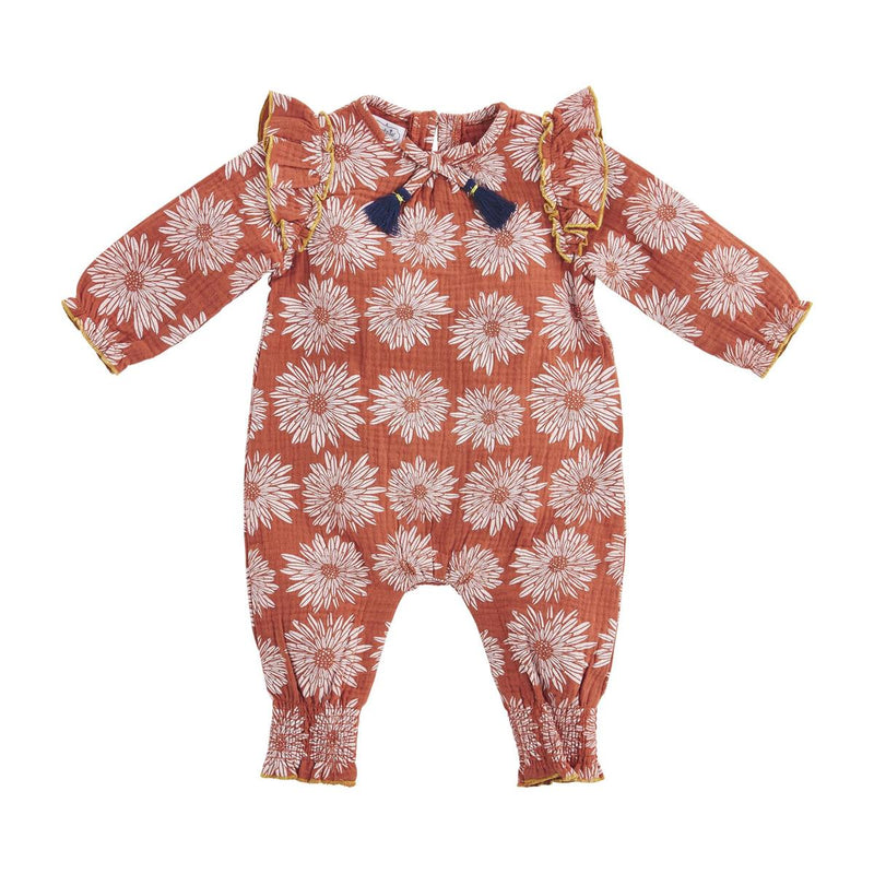 Floral Ruffle 1pc - 3 - 6 month