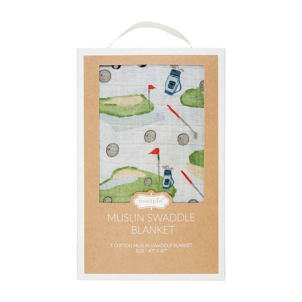 Golf Muslin Swaddle Blanket