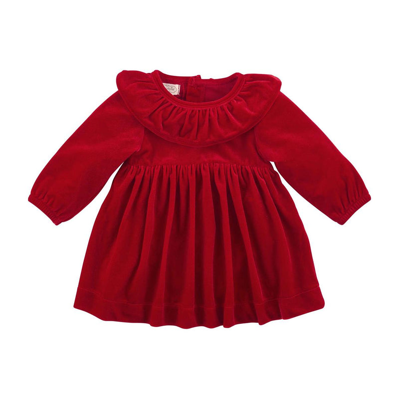 Red Velvet Dress  - 3T