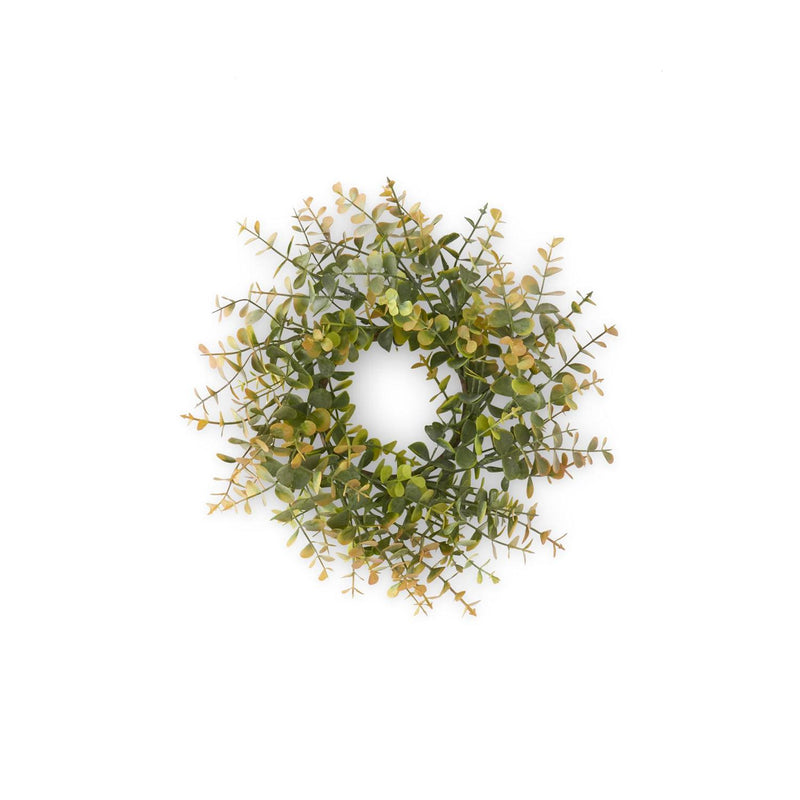 Green and Gold Candle Ring - 13 Inch (4" Dia)