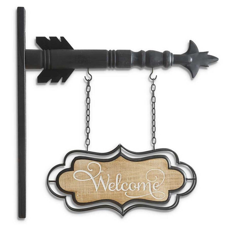 Welcome Double Sided Arrow
