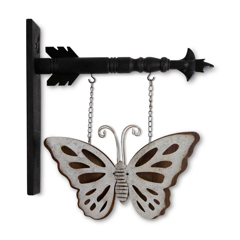 Metal & Wood Double Sided Butterfly Arrow Replacement - 15inch