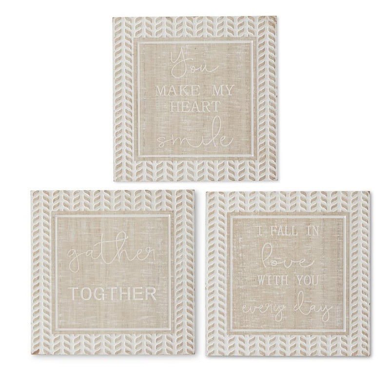 Square Inspirational Message Signs