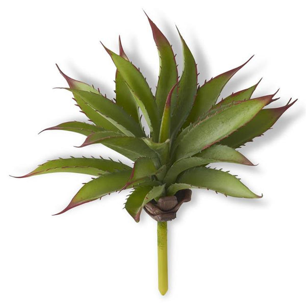 Green with Red Aloe Succulent Pick Stem - 10.25 Inch