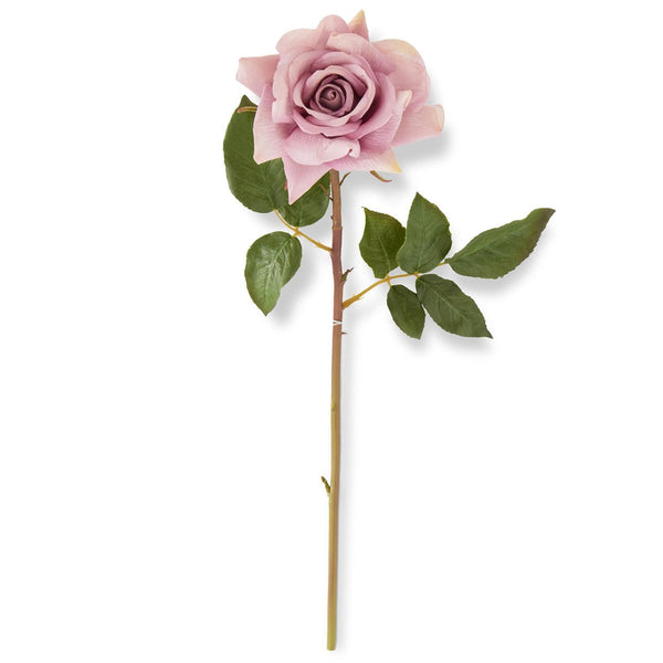 Light Purple Real Touch Duchess Rose Stem - 25 inch