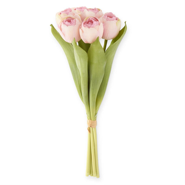Pink Real Touch Tulip Bundle - 13 Inch