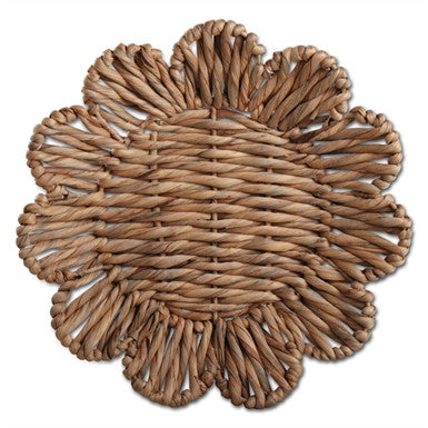 Scalloped Serving Basket Large