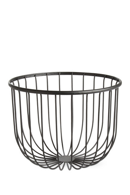 Large Black Wire Basket