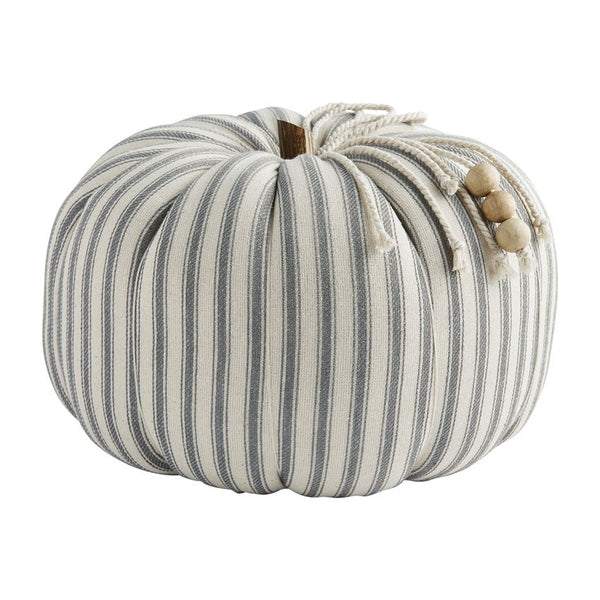 Large Ticking Stripe Pumpkin