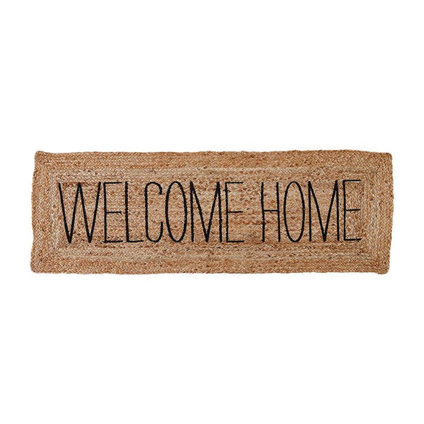 Welcome Home Log Mat