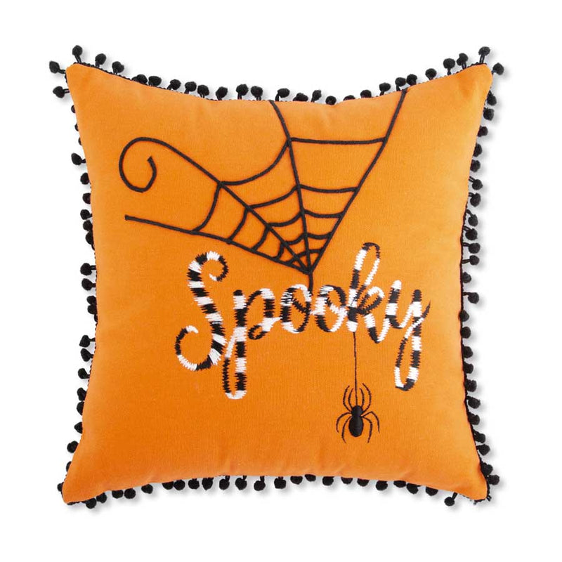 Orange Halloween Pillow