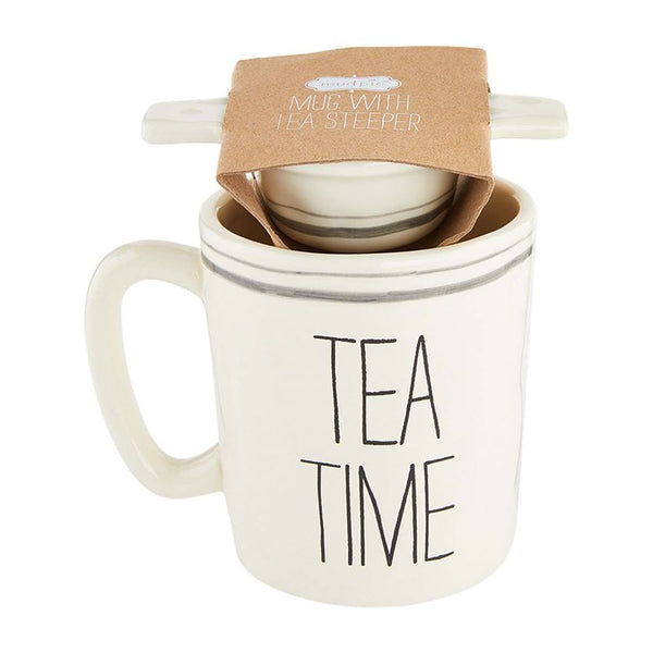 Tea Mug and Strainer Set