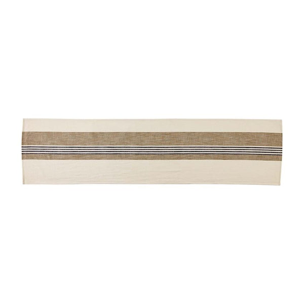 Cream & Khaki Stripe Runner
