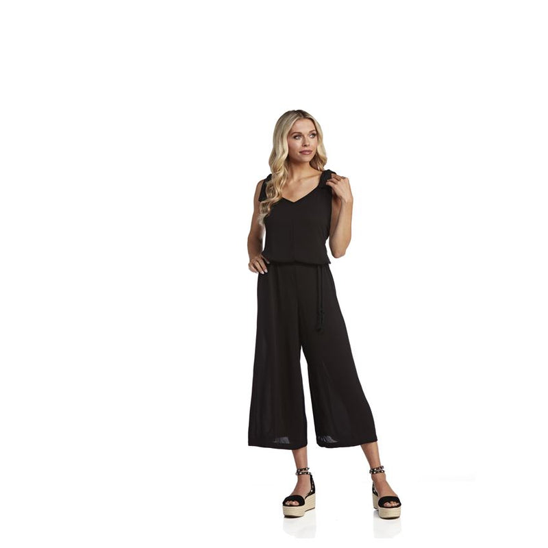 Amie Tie Black Jumpsuit