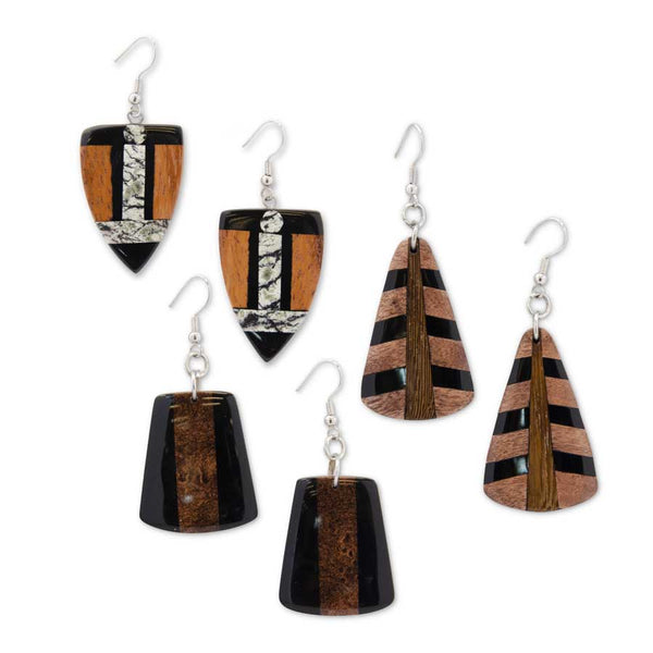 Mosaic Striped Earrings