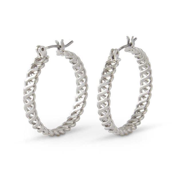 Classic Hoop Earrings - Silver