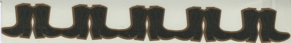 Cowboy Boots Border -  Die Cut