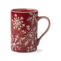 Snowflake Red Mug