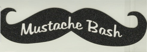 Moustache Bash Die Cut