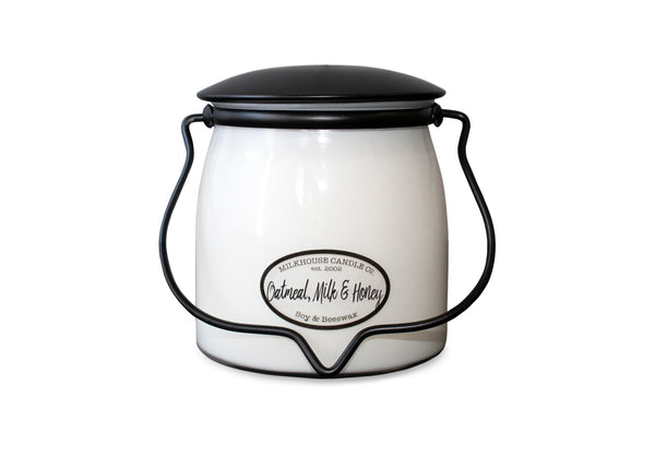 Oatmeal, Milk & Honey 16 oz Butter Jar Candle
