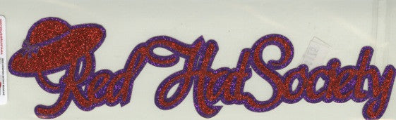 Red Hat Layered Sparkle Die Cut