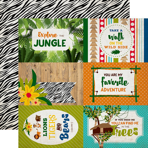 4x6 Journaling cards - Jungle Safari - Echo Park