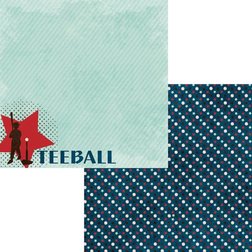 Play Ball - TeeBall 12x12 Paper - Moxxie