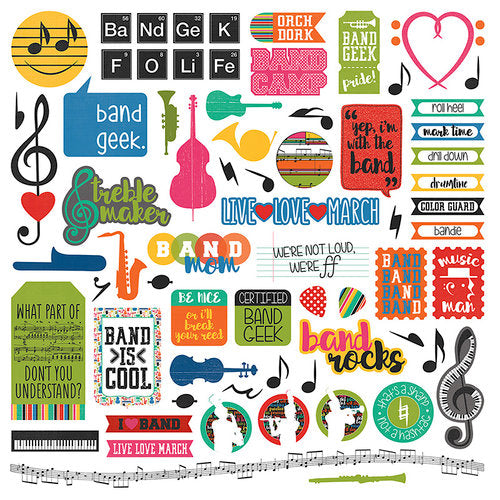 band geek - photoplay - element stickers