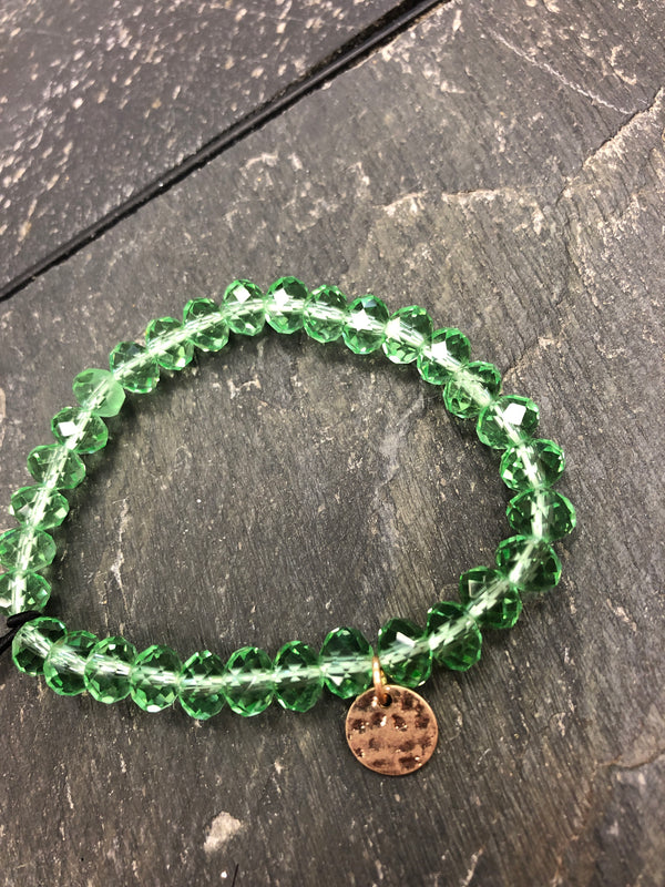 Green Stretch Bracelet