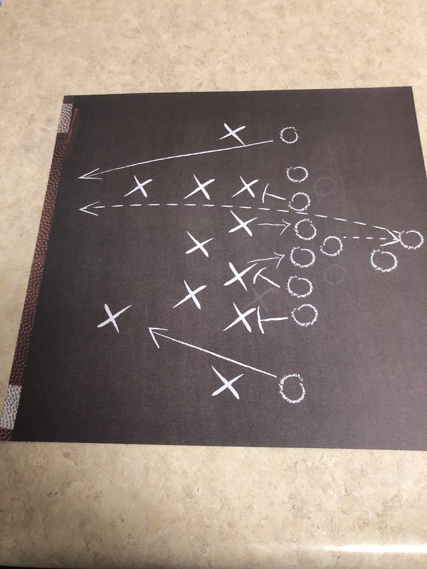 Pigskin - Game Day - 12 x12 Scrapbook Paper