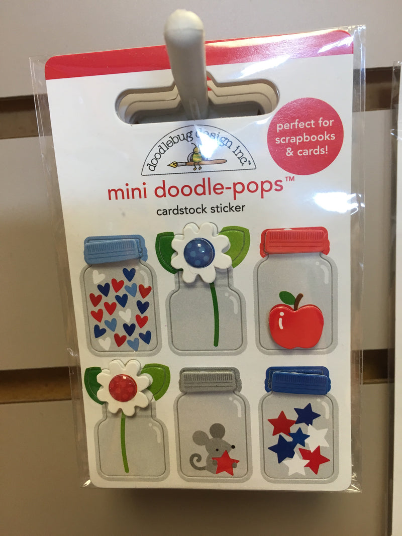 cardstock stickers - mini doodle pops- doodlebug design inc.