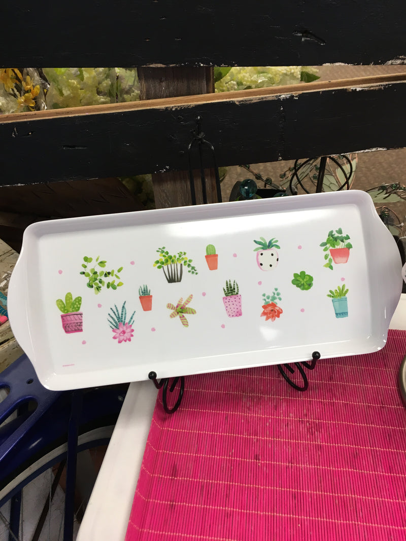 Succulent Garden Sandwich Tray