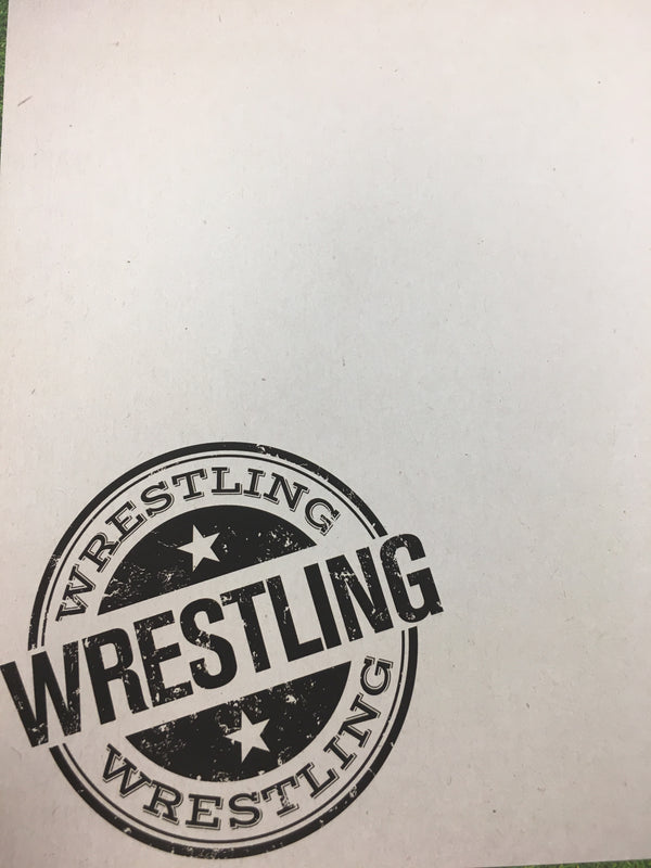 Pin To Win Wrestling 12x12 Paper - Reminisce