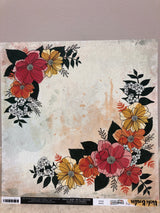 Blossom - Wild Flower & Honey 12x12 paper - 25ct
