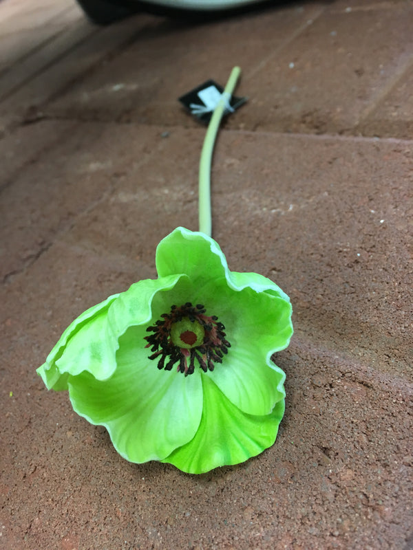 Green Real Touch Mini Poppy
