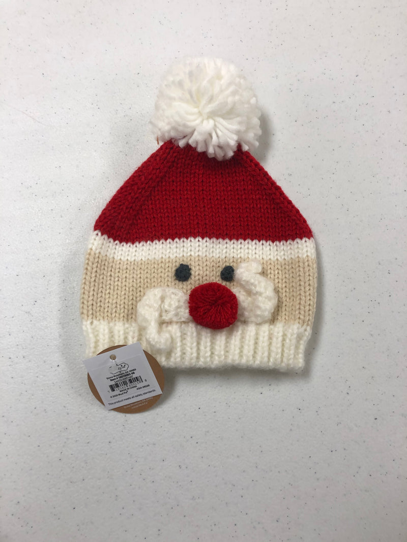 Santa Knit Hat - 0 - 6 Month