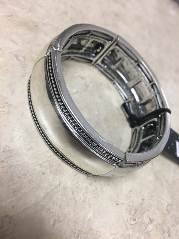 Antique Silver Stretch Bracelet
