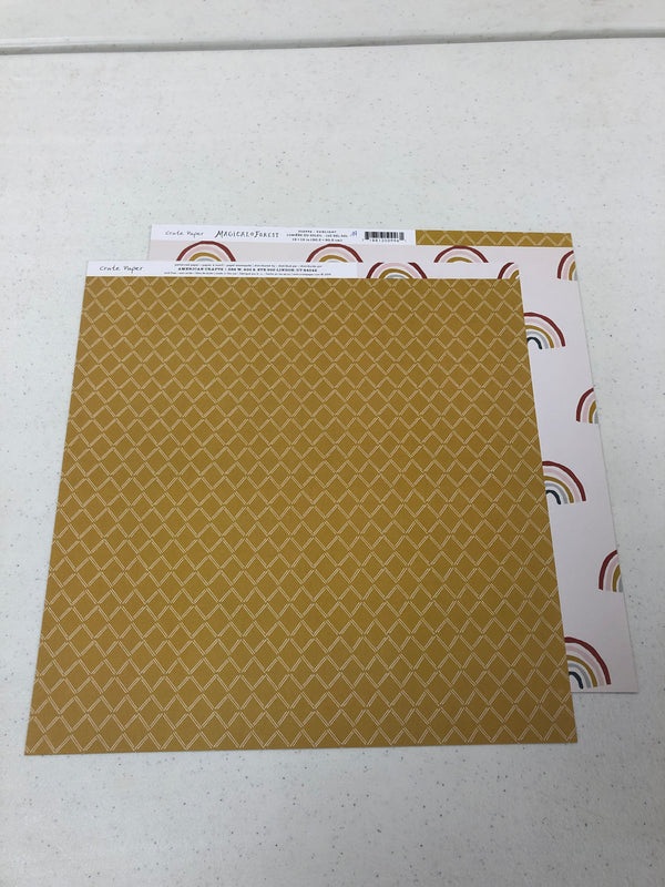 Sunlight  - Magical Forest - 12 x12 Scrapbook Paper