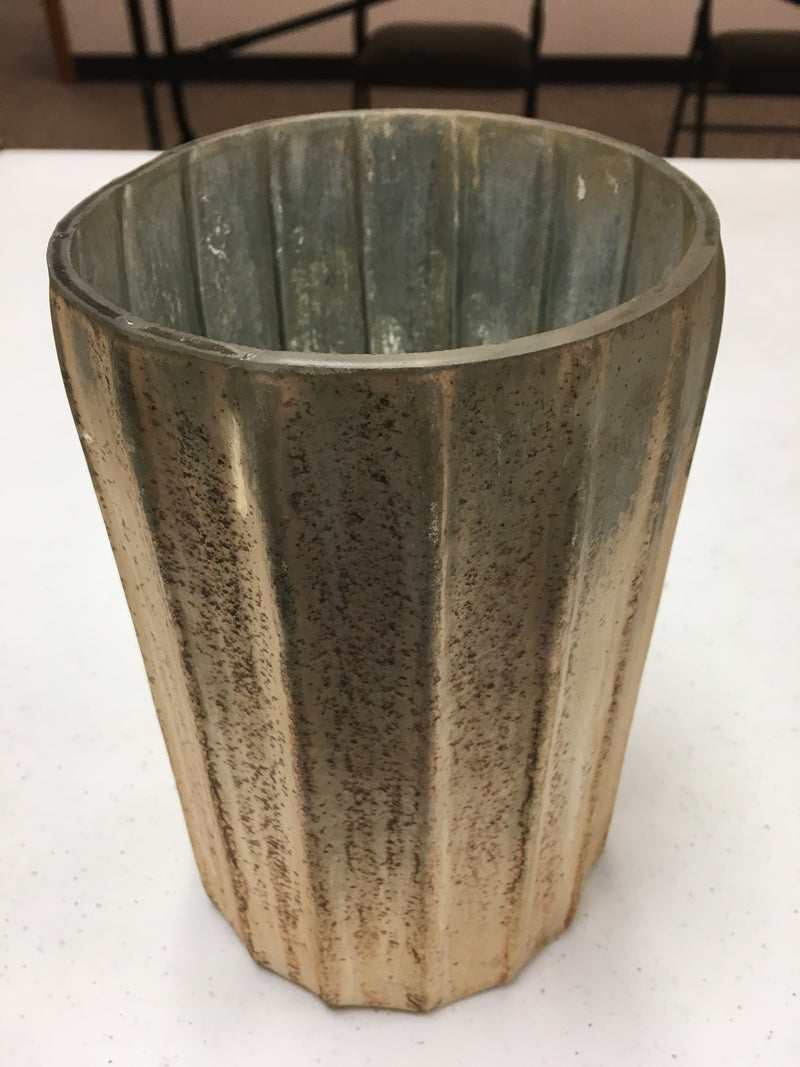 Camel Mercury Glass Container - Medium - 8.25