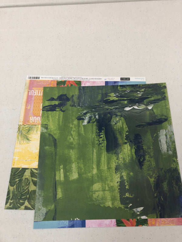 Story Art - Art Walk - 12 x12 paper