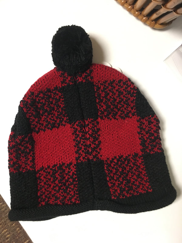 buffalo check hat