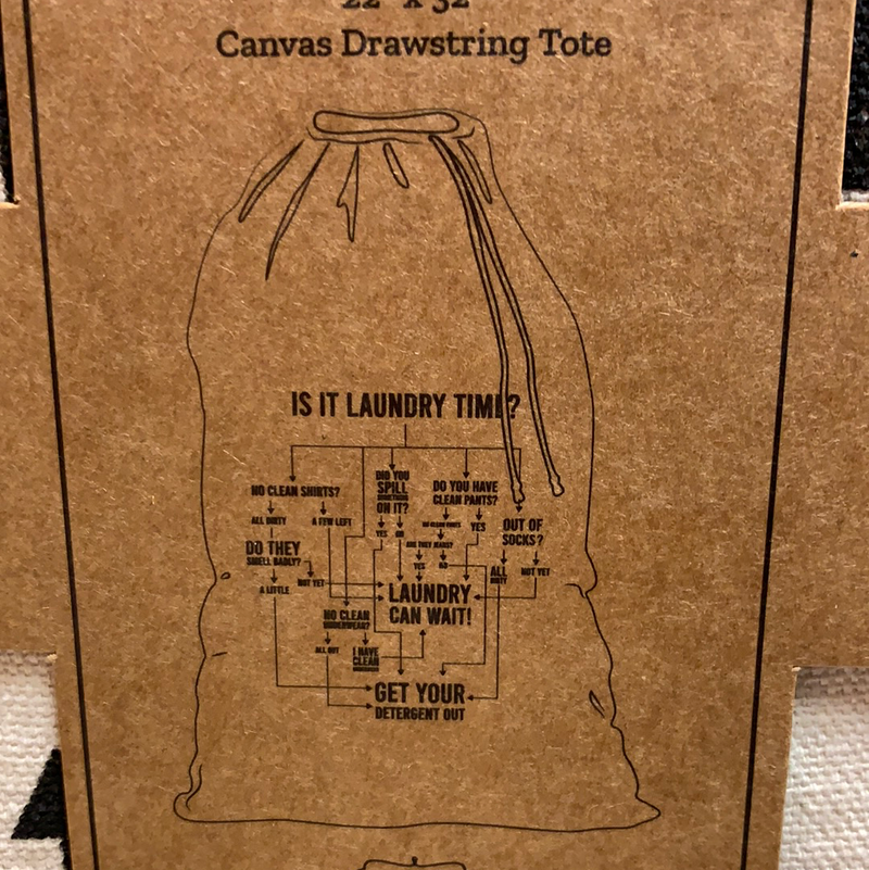 Instructional Laundry Tote