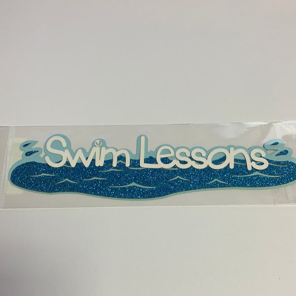 Swim Lessons - Die Cut