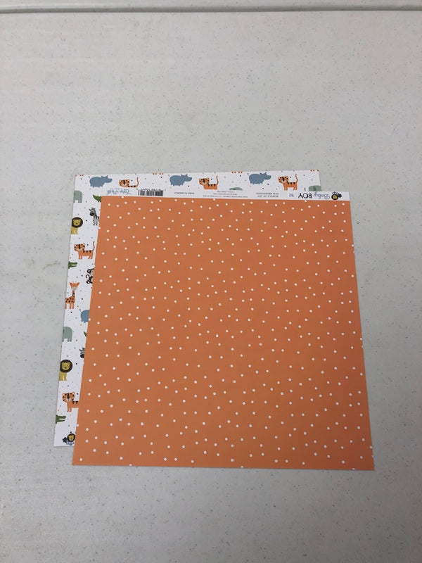 Bundle Of Joy - Baby Boy - 12 x 12 Scrapbook Paper