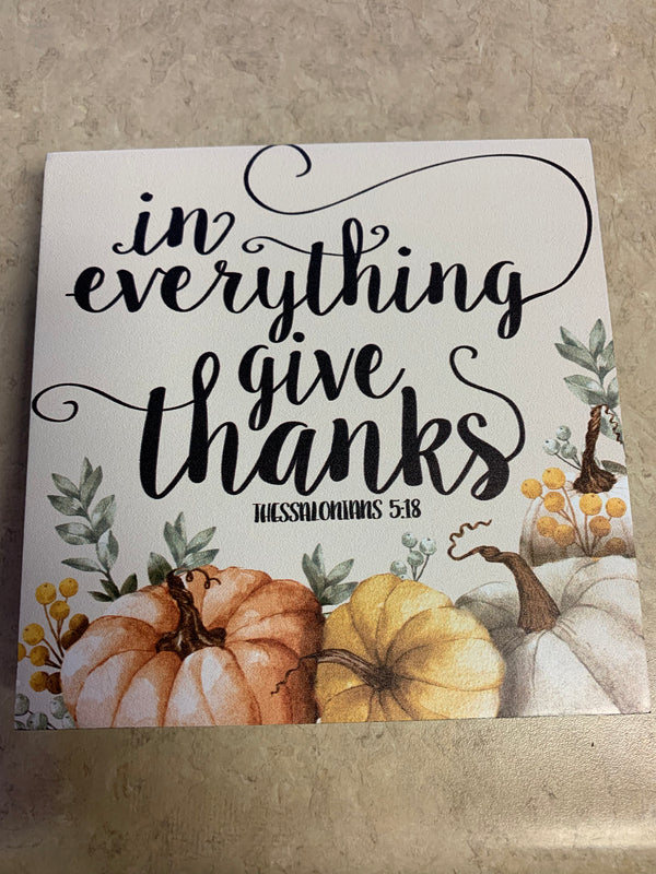 In Everything Give Thanks