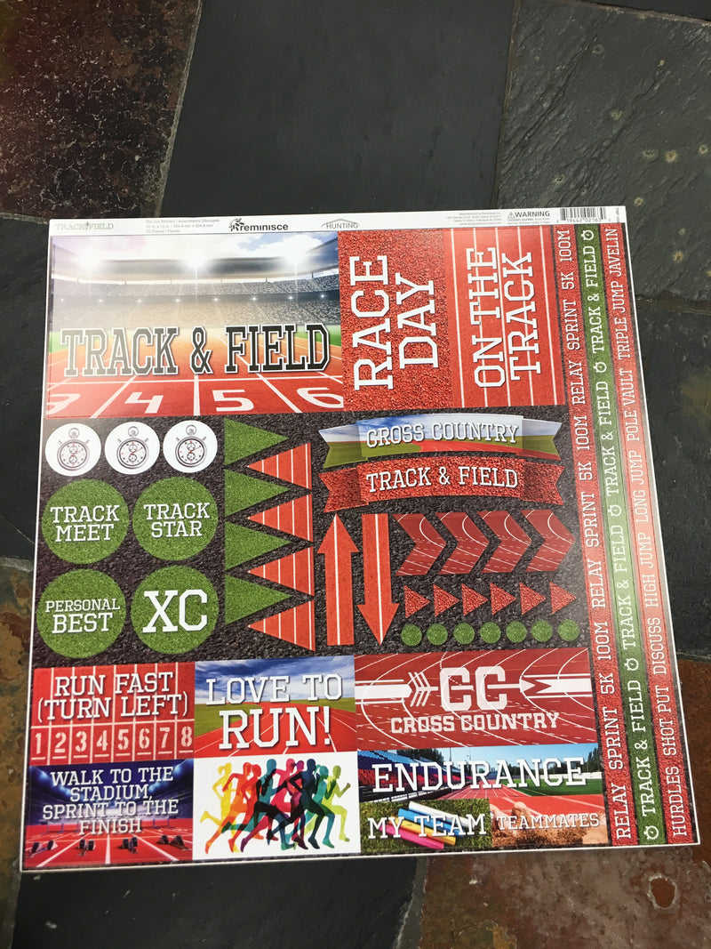 Track Field Stickers Track and Field Stickers – Scraps