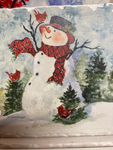 Watercolor Snowman Coasters