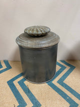 Metal Canister with Wooden Top - Small