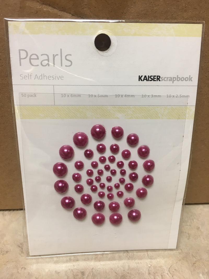 Kaiser - Pearl Rhinestones - plum