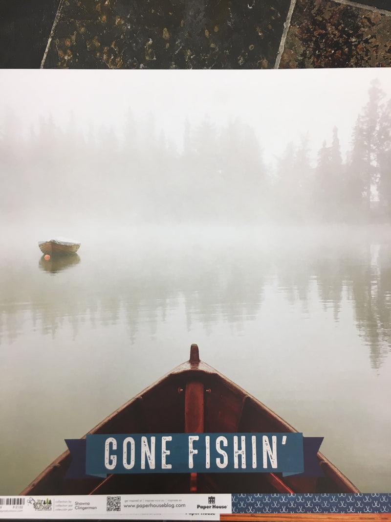 Gone Fishin - The great outdoors - Paper House